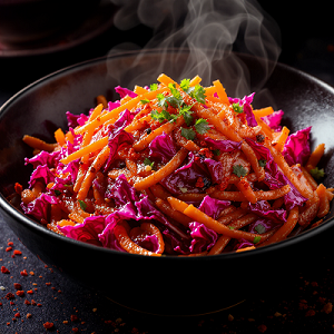 салат с капустой и морковью по-корейски