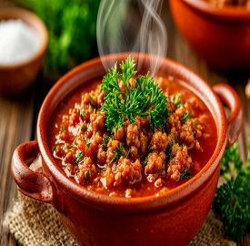 Гречневая каша с мясным фаршем
