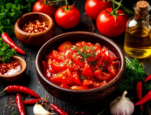 Помидоры по-корейски — Острая симфония вкуса!