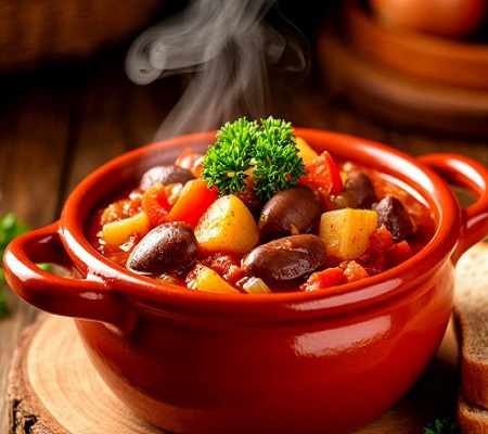 Рагу из почек с овощами