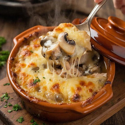 Жульен с грибами и курицей