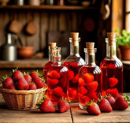 Клубничная настойка на водке — быстрый рецепт за 2 недели