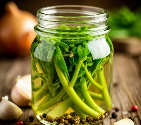 Маринованный портулак на зиму