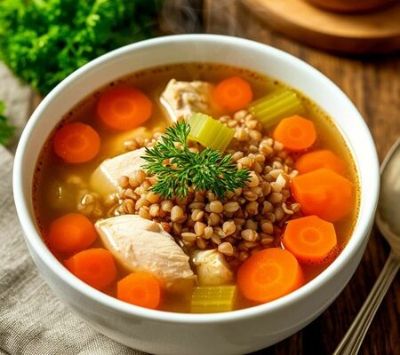 Куриный суп с гречкой и овощами – легкий диетический рецепт для здоровья