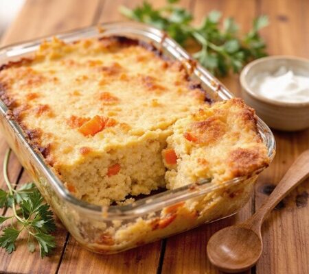 Гороховая запеканка: сытный ужин без мяса