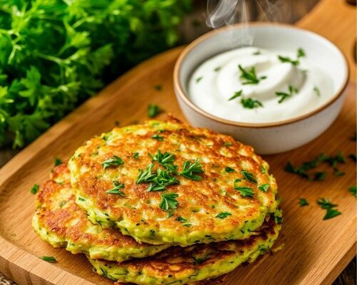 Оладьи из кабачков с манкой — нежные, ароматные, без муки