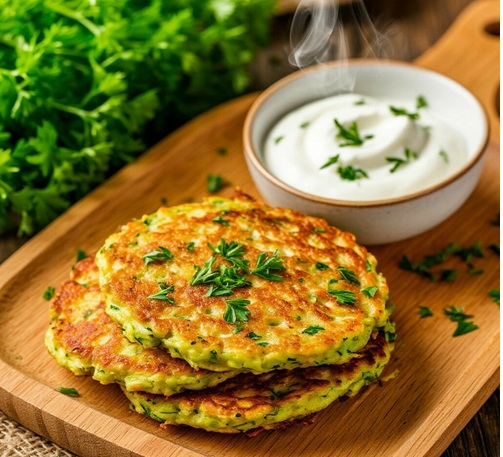 Оладьи из кабачков с манкой — нежные, ароматные, без муки