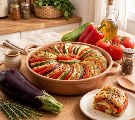 Рататуй с баклажанами — красота и вкус в каждом кусочке!