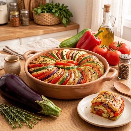 Рататуй с баклажанами — красота и вкус в каждом кусочке!